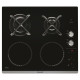 BRANDT - Table de cuisson mixte induction BPI6414BM