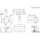 ELECTROLUX - Hotte décorative murale LFV319K