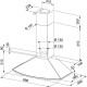 ROBLIN - Hotte décorative murale 5016006