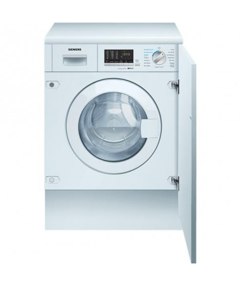 SIEMENS - Lave-linge séchant Tout-intégrable WK14D543FR