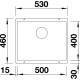 BLANCO - Cuve sous plan 523432