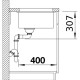 BLANCO - Cuve sous plan 523432
