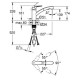 GROHE - Mitigeur avec douchette - 30305DC1