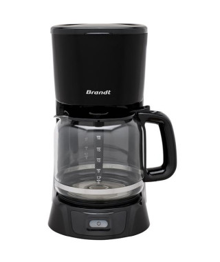BRANDT - Cafetière filtre 18 tasses Noire - CAF1318