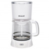 BRANDT - Cafetière filtre 18 tasses Blanc Silver - CAF1318S