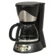 KITCHENCHEF - Cafetière filtre 6 tasses programmable Noire & Inox - KSMD230T