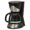 KITCHENCHEF - Cafetière filtre 6 tasses programmable Noire & Inox - KSMD230T