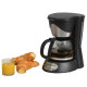 KITCHENCHEF - Cafetière filtre 6 tasses programmable Noire & Inox - KSMD230T