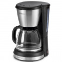 KITCHENCHEF - Cafetière filtre 12 tasses Noire & Inox - KSMD250