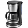 KITCHENCHEF - Cafetière filtre 12 tasses Noire & Inox - KSMD250