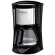 MOULINEX - Cafetière filtre 6 tasses Noire & Inox - Subito - FG150813