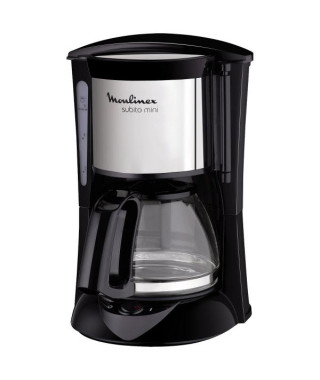 MOULINEX - Cafetière filtre 6 tasses Noire & Inox - Subito - FG150813