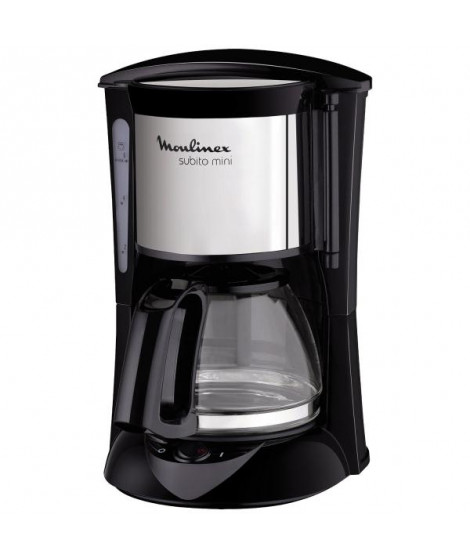 MOULINEX - Cafetière filtre 6 tasses Noire & Inox - Subito - FG150813