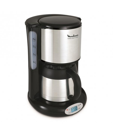 MOULINEX - Cafetière filtre 12 tasses isotherme programmable - Subito - FT362811