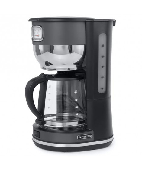 MUSE - Cafetière filtre 10 tasses Gris & Inox - Collection of Inspiration- MS220DG