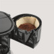 SEVERIN - Cafetière filtre 4 tasses Noire & Inox - 4808