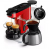 PHILIPS - Cafetière 7 tasses Rouge - Senseo Switch - HD6592.85
