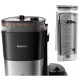 PHILIPS - Cafetière filtre programmable avec broyeur Noir & Argent - HD7888.01