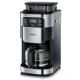 SEVERIN - Cafetière filtre 10/15 tasses avec broyeur Noire & Inox - 4810