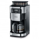 SEVERIN - Cafetière filtre 10/15 tasses avec broyeur Noire & Inox - 4810