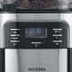 SEVERIN - Cafetière filtre 10/15 tasses avec broyeur Noire & Inox - 4810