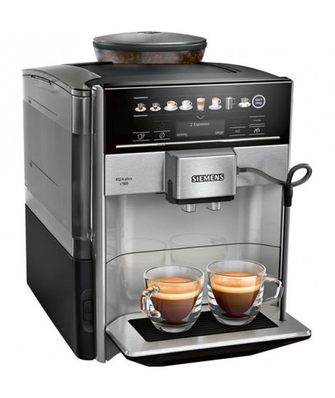 SIEMENS - Expresso broyeur Noir Inox- EQ.6 Plus - TE655203RW - SIEMENS