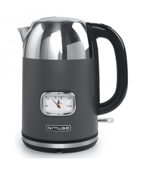 MUSE - Bouilloire 1.7 L Gris & Inox - Collection of Inspiration - MS020DG