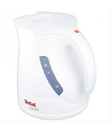 TEFAL - Bouilloire 1.2 L Blanc Brillant - Justine White Shiny - BF512011