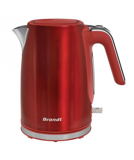 BRANDT - Bouilloire 1.7 L Rouge Inox - BO1703R