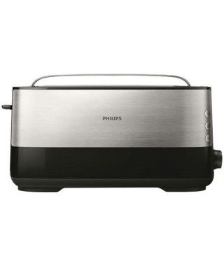 PHILIPS - Grille-pain Inox & Noir - Viva Collection - HD2692.90