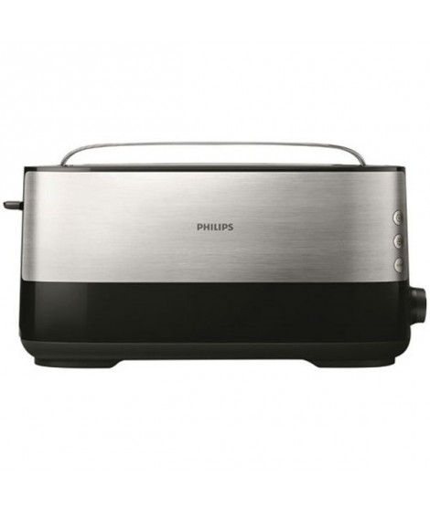 PHILIPS - Grille-pain Inox & Noir - Viva Collection - HD2692.90