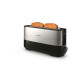 PHILIPS - Grille-pain Inox & Noir - Viva Collection - HD2692.90