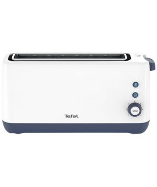 TEFAL - Grille-pain 1 fente Blanc - Minim Toaster - TL302110