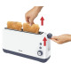 TEFAL - Grille-pain 1 fente Blanc - Minim Toaster - TL302110