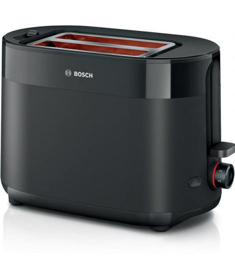 BOSCH - Toaster 2 fentes Noir Mat - MyMoment - TAT2M123