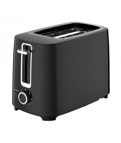 KITCHENCHEF - Grille-pain 2 fentes - Kitchen Studio - KSTOASTBLACK2T