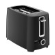 KITCHENCHEF - Grille-pain 2 fentes - Kitchen Studio - KSTOASTBLACK2T