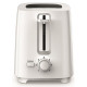KITCHENCHEF - Grille-pain 2 fentes - Kitchen Studio - KSTOASTBLANC2T