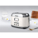 MUSE - Grille-pain 2 fentes Crème & Inox - Collection of Inspiration - MS120SC