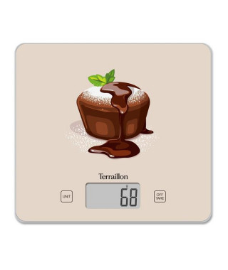 TERRAILLON - Balance de cuisine 3 kg - T1040 Dessert Fondant Chocolat