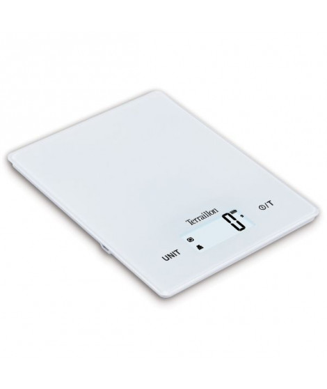 TERRAILLON - Balance 5 kg Blanche - Smart USB