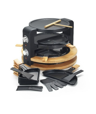 KITCHENCHEF - Raclette / Grill / Crêpes 8/10 personnes - KCWOOD8SUPER