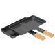 KITCHENCHEF - Appareil à raclette, Grill & Crêpes 8 personnes - KCWOOD8MAXI