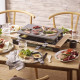 LAGRANGE - Appareil à raclette & Pierre 8 personnes - Élégance - 399012