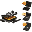 FRIFRI - Gaufrier + croque + gaufrettes Noir - Cool Touch - FRI022824512BLP