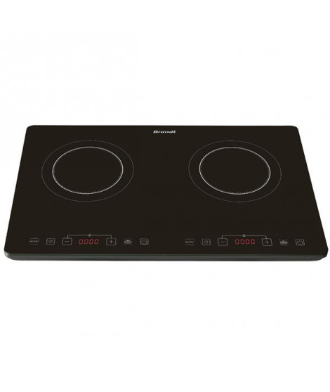 BRANDT - Plaque induction 2 foyers - Slim - TI2SLIM1