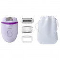 PHILIPS - Épilateur compact Violet - Satinelle Essential - BRE275.00
