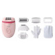PHILIPS - Épilateur Compact Violet - Satinelle Essential - BRE285.00