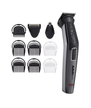 BABYLISS - Tondeuse multi-usages - 10 en 1 Carbon Titanium - MT727E