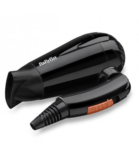 BABYLISS - Sèche-cheveux de voyage Noir - Travel Dry 2000 - 5344E